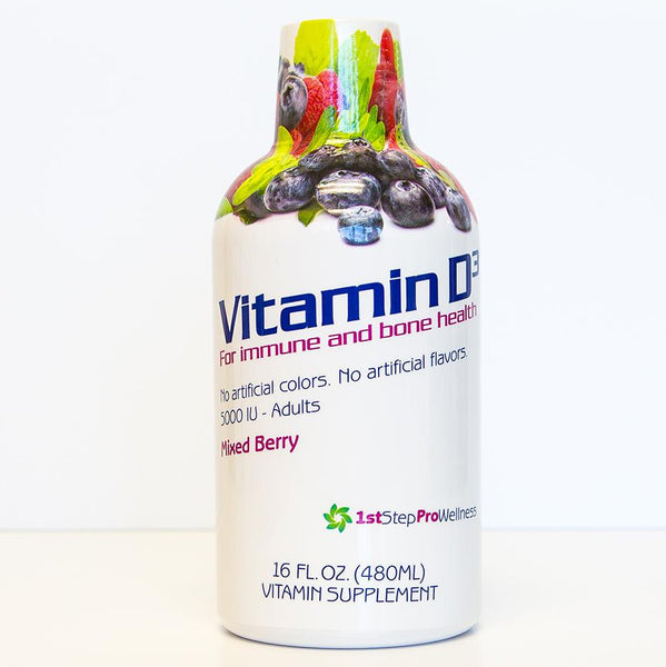 Wellness Value Pack 16 oz Bottles / Vitamin D, Vitamin C, Multi Vitamin, B12 Cherry Charge